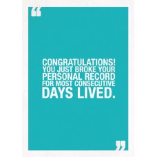 TREE FREE GREETING CARD PERSONAL RECORD
